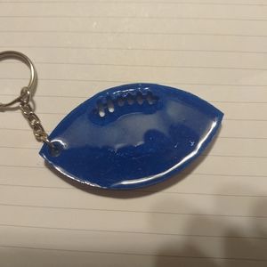 Custom football keychain